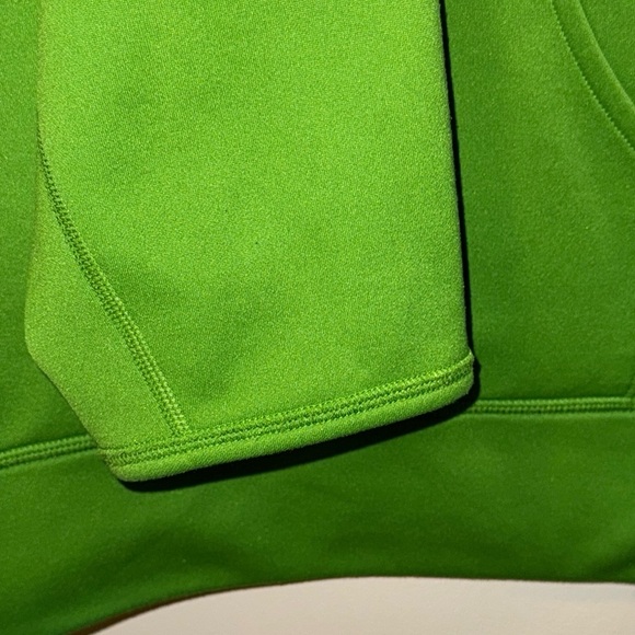 💥The North Face Men's Green Logo Hoodie 2XL Kangaroo Pocket - Picture 13 of 16